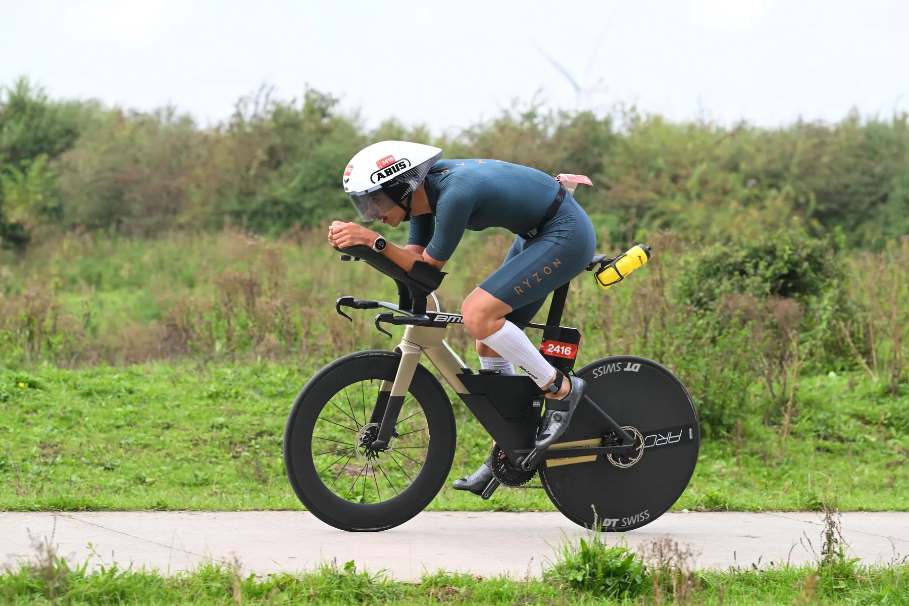 Sur le BMC doré au Challenge Almere-Amsterdam