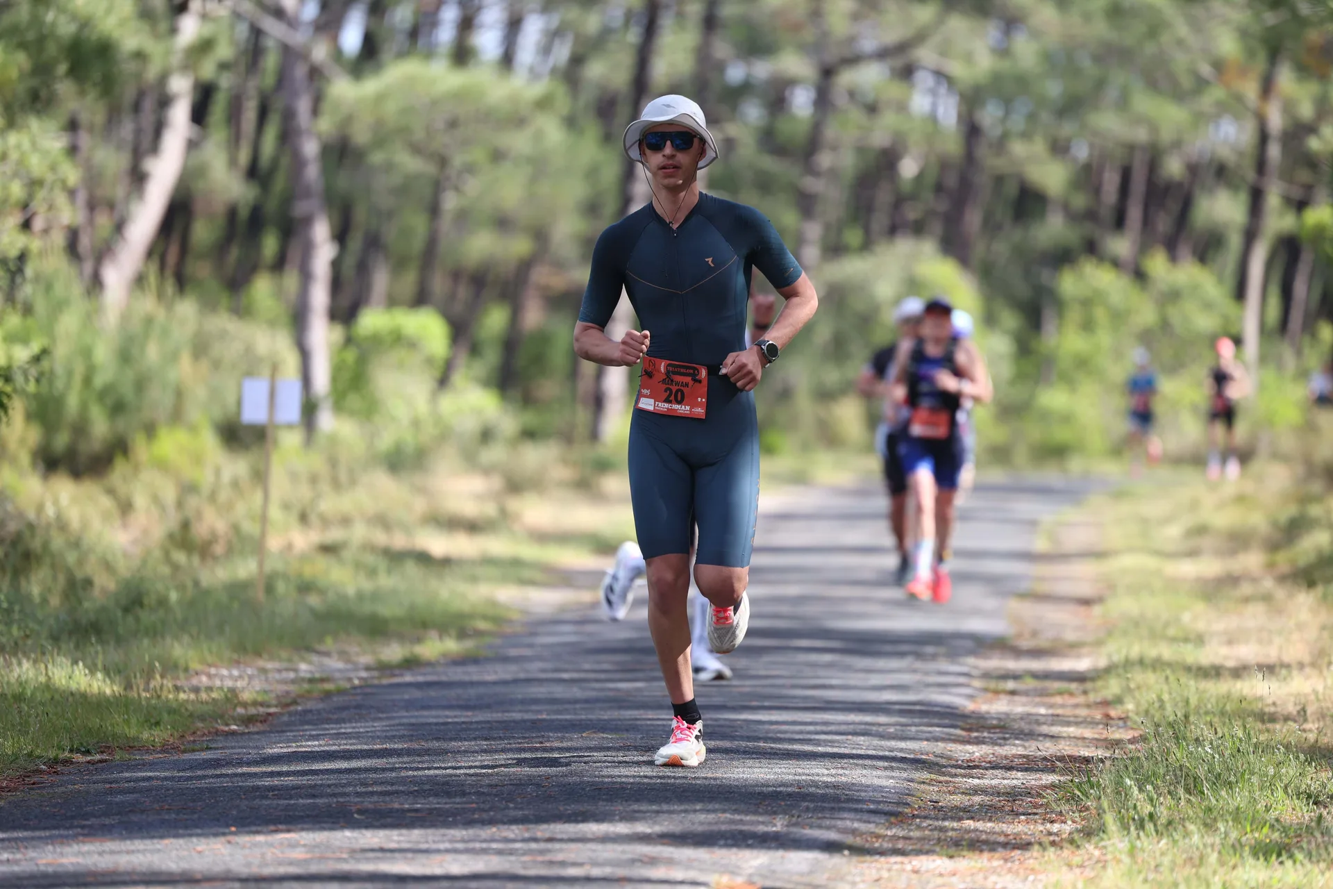 Course à pied en pleine nature